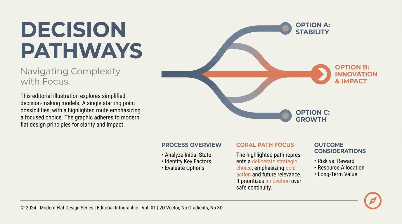 Five decision-making styles compared by speed, buy-in, and best use case: consensus, majority vote, leader decides with input, delegated, default/policy